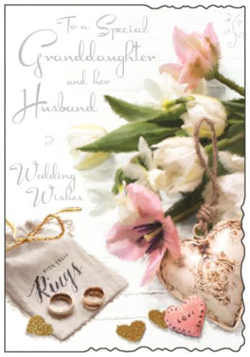 Picture of GRANDDAUGHTER & HUSBANS WEDDING CARD